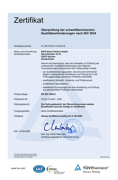 Qualität Zertifikate