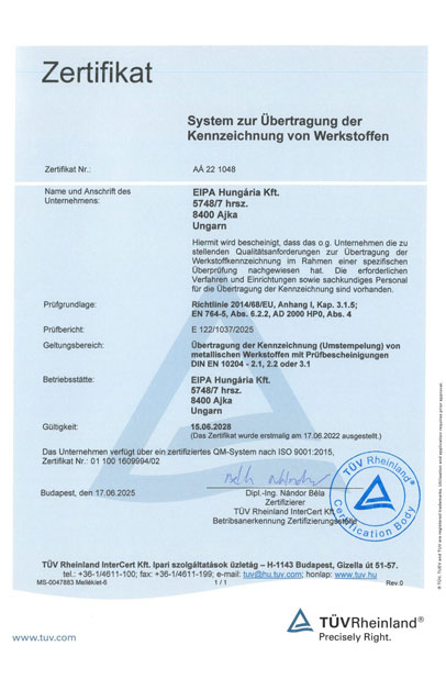 Qualität Zertifikate