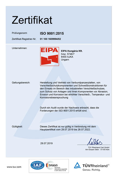 Qualität Zertifikate